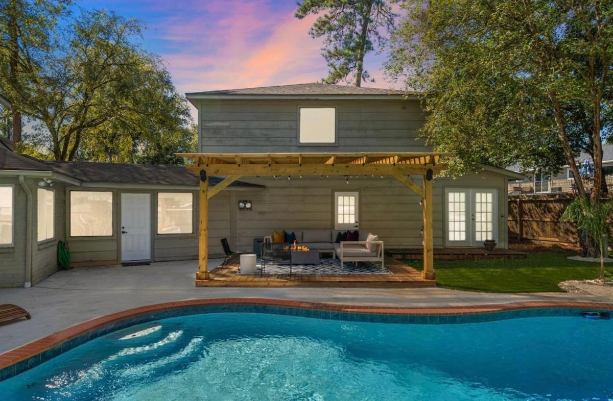 The Pines I Sleeps 12 I Private Pool I Patio & Bbq Villa Conroe Exterior photo