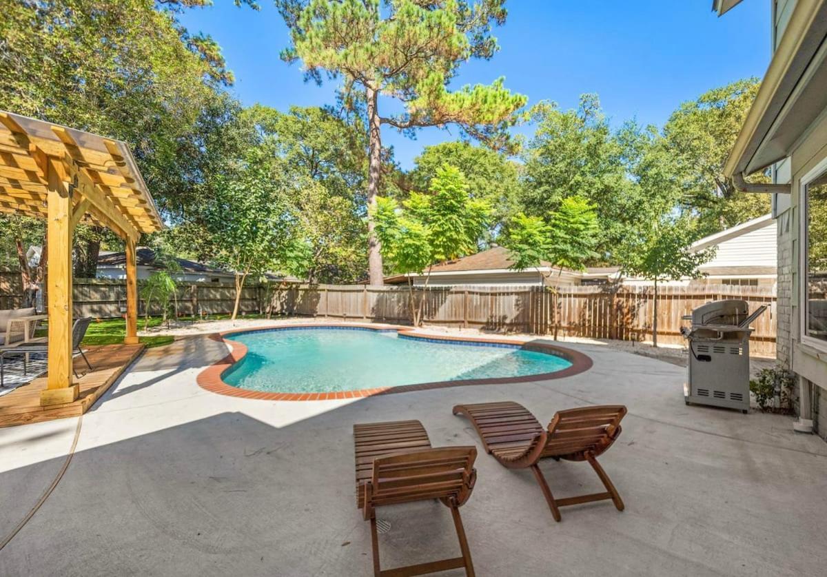 The Pines I Sleeps 12 I Private Pool I Patio & Bbq Villa Conroe Exterior photo