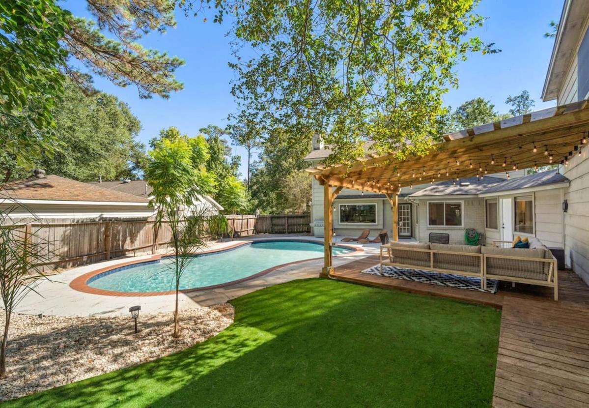 The Pines I Sleeps 12 I Private Pool I Patio & Bbq Villa Conroe Exterior photo